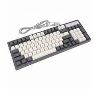 Bewinner Teclado para Juegos RGB de 96 Teclas, Efectos de Luz Ajustables y Ergonómicos, Teclado para Juegos con Cable para PC, para Juegos y Uso en la Oficina