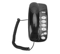 Bewinner Teléfono con Cable con 3 Opciones de Tonos de Llamada y Función de Rellamada para una Experiencia de Llamada Personalizada (Black)