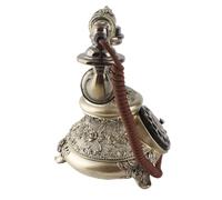 Bewinner Teléfono con Tocadiscos Vintage, Teléfono con Rotación Antigua de Resina Clásica para Decoración de Escritorio, No Necesita Batería, de Hotel de Oficina Retro Liviano
