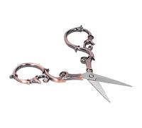 Bewinner Tijeras de Bordado Retro, Tijeras de Costura Vintage con Forma de Calabaza de Acero Inoxidable para Bricolaje, Manualidades, Modelado de Cejas, Ergonómico, 5,5" (Oro rosa)
