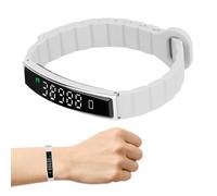 Bewinner Trackers de Brazalete Inteligente, Actividad y Acondicionamiento de Ejercicios con Contador de Pasos, Control de Fotografía Remota, Rastreador de Fitness de Pulsera Smart Smart (Silver)