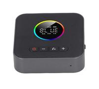 Bewinner Transmisor Receptor Bluetooth 6.0 para TV, Adaptador Estéreo Bluetooth 3 en 1 con Pantalla Digital, Transmisor FM, AUX de 3,5 Mm, Reproducción USB, Batería de 400 MAh