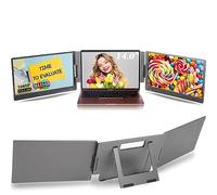 Bewinner Triple Monitor Portátil para 12-16 Portátil OS Android - 14 FHD 1080P USB C Extensor de Pantalla para Portátil con HDR IPS Pantallas Dobles Universal (X90