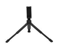 Bewinner Trípode Universal Horizontal Vertical para Teléfono con Zapata Fría para Luz de Relleno de Micrófono, Soporte Estable y Resistente con Rotación de 360 Grados, Material de Silicona de