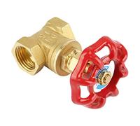 Bewinner Válvula de Compuerta de Latón DN15 G1/2 BSPP 232PSI Válvula de Compuerta Giratoria para Agua, Aceite y gas: Flujo Directo de Alta Calidad, Equipos Industriales