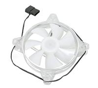 Bewinner Ventilador de Caja RGB, Ventilador de Enfriamiento de Chasis de 7 Aspas LED de 120 Mm para Host de Escritorio, Ventilador de Enfriamiento de Caja de PC de bajo Ruido para Caja de