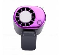 Bewinner Ventilador de Cintura de Refrigeración, Ventilador Portátil con Abrazadera para Viajes de Verano, Regalos de Conciertos en la Playa, Diseño Ligero (GRAY)
