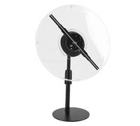 Bewinner Ventilador de Holograma 3D con Control WiFi |Resolución de 1024x234, Velocidad de 2300 RPM, Edición de Contenido Personalizada para iOS/Android, Incluye Tarjeta de Memoria de 16 (Enchufe