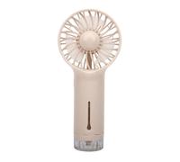 Bewinner Ventilador de Mano USB Recargable Pequeño Ventilador de Pulverización, de Refrigeración Portátil con 3 Velocidades 600 MAh, de Escritorio Personal para Viajes Al Aire Libre, Oficina en