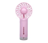 Bewinner Ventilador de Mano USB Recargable Pequeño Ventilador de Pulverización, de Refrigeración Portátil con 3 Velocidades 600 MAh, de Escritorio Personal para Viajes Al Aire Libre, Oficina en