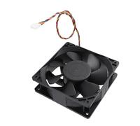Bewinner Ventilador de Refrigeración de 120x38 Mm, 12 Cm, 6000 Rpm, 12 V, 2,7 A, 4 Pines, PWM DC, Ventilador de Caja de Computadora de Alta Velocidad sin Escobillas para Servidores de Cámaras, Cajas