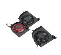 Bewinner Ventilador de Refrigeración para Portátil Ventilador de Refrigeración Eficiente de bajo Ruido para GS65 GS65VR P65 MS 16Q4 MS 16Q5, Aleación de Aluminio, 4 Pines (CPU y