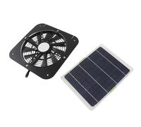 Bewinner Ventilador de Ventilación Solar de 10 W para Cuarto de Baño y Almacén - Extractor Solar de Fácil Instalación