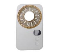 Bewinner Ventilador Portátil de Mano Mini Ventilador de Refrigeración Silencioso Ultrafino con Cordón USB Recargable Batería de 1800 MAh para Viajes Al Aire Libre Vacaciones de Verano