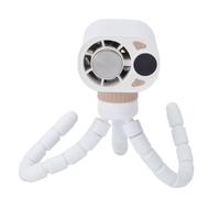 Bewinner Ventilador Portátil para Cochecito con Trípode Octopus y Tecnología de Refrigeración - Batería Recargable de 1800 MAh, Soporte Flexible para bebé, Escritorio, Coche, Viajes, Oficina en Casa -