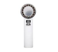 Bewinner Ventilador Turbo de Mano Recargable por USB, Ventilador de Refrigeración de Hielo Portátil con Pantalla Digital, Batería de 1500 MAh, de Mano Personal para Viajes Deportivos Al Aire Libre -