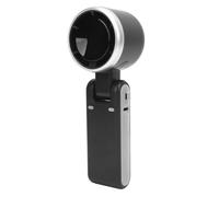 Bewinner Ventilador Turbo Portátil con Pantalla HD |Motor sin Escobillas de 5 Velocidades, Ajustable a 180° y Batería de 3600 MAh, Portátil para Viajes, Uso en Exteriores y en el Hogar (Gris oscuro)