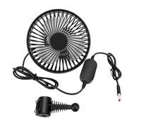 Bewinner Ventilador USB para Asiento de Coche con 3 Configuraciones de Velocidad, Ventilador de Refrigeración Portátil para Asiento Trasero para Vehículos, Camiones, SUV, RV, Clip Fuerte