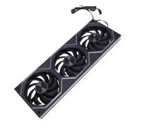 Bewinner Ventiladores de Caja de PC GT360, Ventiladores de Refrigeración de Computadora ARGB PWM de 9 Aspas con Efecto de Iluminación 3D y Rodamiento Hidráulico para Refrigeración de CPU