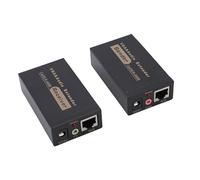 Bewinner VGA 1920x1440 60Hz |Extensor de Señal HD de hasta 100 M, Plug & Play para Computadora, Computadora Portátil, DVR (Enchufe de la UE)