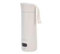 Bewinner Viajar Al Agua Eléctrica Portátil, 400 Ml de Caldera de Agua de té Pequeña Mini Agua Caliente, Calentador de Agua con 4 Temperatura de Control, 304 (EU Enchufe 220V)