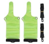 Bewinner Walkie-Talkies Bolsas Impermeables, Estuche subacuático de PVC de 2 Piezas con Clip ABS y Correa para Walkie Talkies UV5R / UV82 / BF-888S para Lluvia, natación, Parques acuáticos