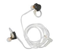 Bewinner ZS10 Pro X Auriculares Intrauditivos con Cable, Auriculares HiFi con Controlador Híbrido 1DD+4BA con Cable Desmontable Chapado en Plata de 0,78 Mm y 2 Pines, Diseño Ergonómico para Estudio