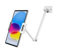 BEWISER Brazo de montaje en pared para tableta, soporte para iPad, giratorio ajustable de 360 grados, aleación de aluminio compatible con almohadilla de 4.7 a 12.9 pulgadas, teléfono, Kindle, Galaxy