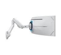 BEWISER Lujoso brazo de monitor resistente de 57 pulgadas, soporte de pared premium para pantalla de 34 a 57, soporta hasta 20 kg, soporte de pared para monitor ultra ancho de 49 pulgadas, color