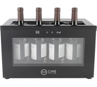 Bewitched Cavevinum CV-7D Expositor de Barra para Vinos Tintos, Acero Inoxidable, con Capacidad para Botellas de 75 cl o 3 Magnum de 1,5 L,Negro 26.8x44.3x27 cm