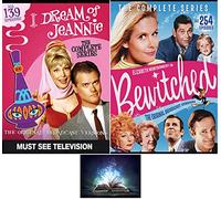 Bewitched Complete Series & I Dream of Jeannie Complete Series 34 DVD Set 393 Episodes Includes Spell Book Art Card