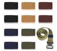 Bewudy Elasticated Belt Holders, 10 piezas Elasticated Belt Loops, Elasticated Belt Holders For Service Belts Belt Stay Loops Belt Holder Holder Strap for 3.5-4cm Belts