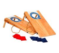 BEX Juego de Lanzamiento de puf - Cornhole | 61 x 30 x 7 cm | Ligero y portátil Playa y jardín | Práctica Familiar al Aire Libre | Día de Deportes en Familia