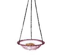 Bexdug Baño para Pájaros Al Aire Libre | Baño para Pájaros Al Aire Libre | Estación De Agua Metálica Resistente Decorativa para Observación De Vida Silvestre En El Patio Balcón O Terraza para