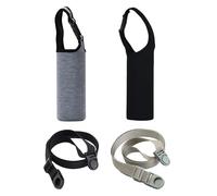 Bexdug Bolsa de botella de agua, bolsa de portador de botellas de agua - 2x correa de botella de agua | Accesorios de almacenamiento, portátiles para viajes, caminar, caminatas al aire libre, niños