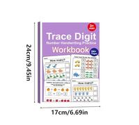 Bexdug Cuadernos De Matemáticas Para Niños,Ilustraciones De Colores Brillantes Herramienta De Aprendizaje Segura,Cuadernos De Aritmética Infantil | Para Niños Niñas Estudiantes Profesores Padres