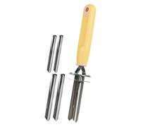 Bexdug Descorazonador de Frutas | De Acero Inoxidable Para Pimientos Rojos | Herramienta Ajustable para Cerezas Bayas Peras Guindillas Dátiles Rojos