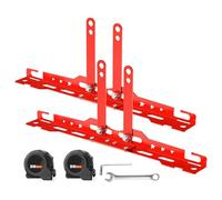Bexdug Kit de Alineación de Ruedas | Placas de Convergencia Resistentes | Equipo Para Taller Reparación Neumáticos Coche Barco Garaje Moto Comercial Casa
