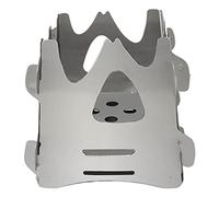 Bexdug leña para Camping, Madera, Ultraligera, Acero Inoxidable, portátil y Plegable, para Camping, mochilero, Senderismo y Supervivencia Bushcraft