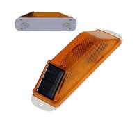 Bexdug Luces Estroboscópicas | Luz de Advertencia Solar con Flash de Seguridad - Accesorios Magnéticos Ajustables para Camión Coche Remolque