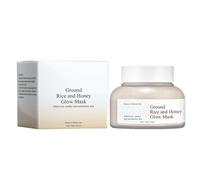 Bexdug Mascarilla hidratante de barro de arroz, cuidado de la piel con cubiertas de barro facial, Arcilla hidratante para cubrir la cara, Arcilla limpiadora facial de arroz y miel, cubiertas faciales