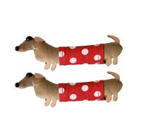 Bexdug Pin de para perro salchicha, clip para perro salchicha | Juego de 2 pinzas para el de perro - Precioso clip para peinar el cabello, adorable clip para flequillo lateral elegante de 10 cm para