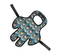 Bexdug Sillín de pollo - Delantal de pollo Protector De Espalda Para Pollos Con Correa Ajustable | Chaleco De Seguridad para Aves Impreso Impermeable Para Jardín Patio Granja