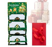 Bexdug Sobres de dinero de Navidad | Tarjeta de felicitación creativa de invierno con 6 ranuras, soportes para dinero en efectivo, para adultos, familiares, amigos, mujeres, hombres, niños y niñas