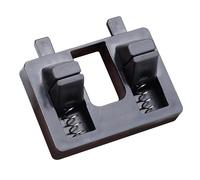 Bexdug Soporte de alambre para soldar, soporte portátil para electrodos de soldadura, abrazadera de soldadura de cable precisa, accesorios de soldadura compacta multifuncionales para electrónica