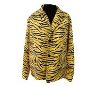 Bexhide Eddie Classic Van - Chaqueta de algodón Halen American Rock Musician Yellow Tiger para hombre, amarillo, M