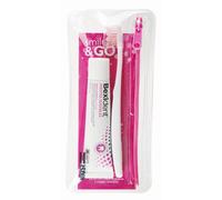 Isdin Bexident Smile&Go Dientes Sensibles Kit De Viaje, Formato Para Llevar. Cepillo Extra Suave Y Pasta Dientes Sensibles De 25Ml. - 3 de 1 unidad (Total 3 unidades)