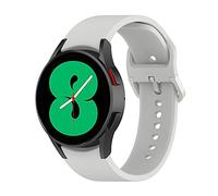 BexidoIera Correa compatible con Samsung Galaxy Watch 4 5 6 40 mm/44 mm, correa de repuesto para Galaxy Watch 4 Classic/5 Pro 45mm/6 Classic - Pulsera deportiva de silicona suave, Small: 5.5-7.6