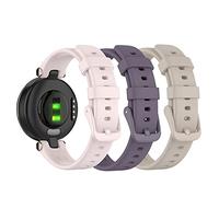 BexidoIera Correa de repuesto compatible con Garmin Lily Band, silicona suave, accesorio deportivo para mujer, correa de reloj para Garmin Lily, 5.5"-7.5", Silicona