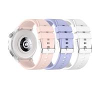 BexidoIera Correa de Repuesto Compatible con Huawei Watch GT 3 Pro 43mm/GT2/GT3 42mm - 3 Unidades Silicona 20mm para Reloj